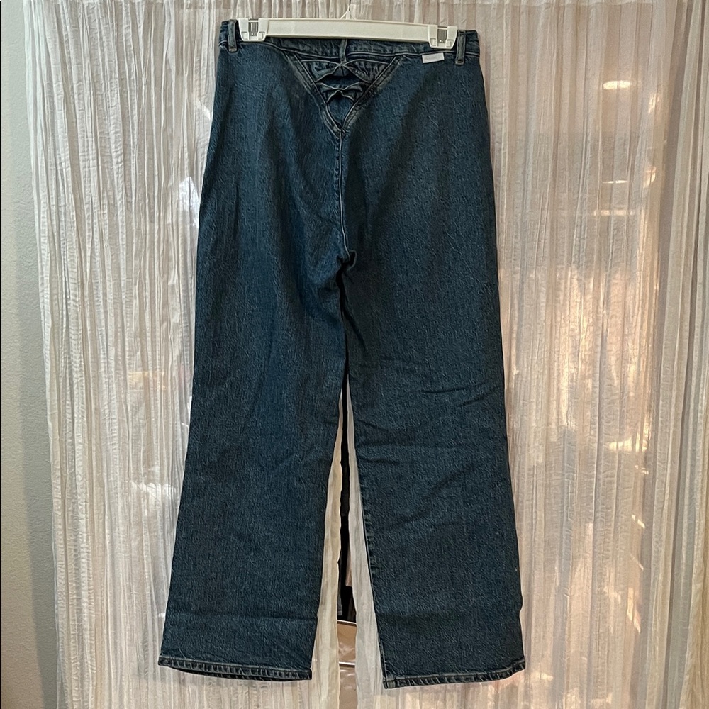 Classic Boyish Blue Denim Jeans - Picture 3 of 4